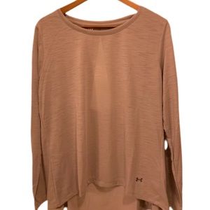 Under Armour Long Sleeves light purple T-shirt
